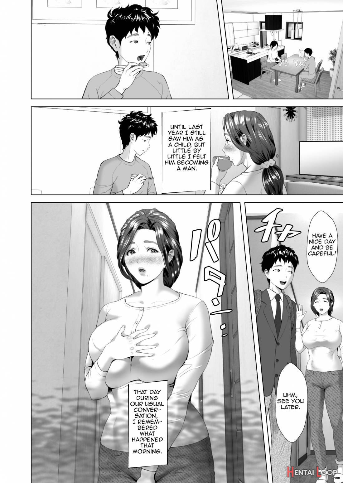 Kinjo Yuuwaku Musuko O Yobai Ni Sasou Haha Hen page 6