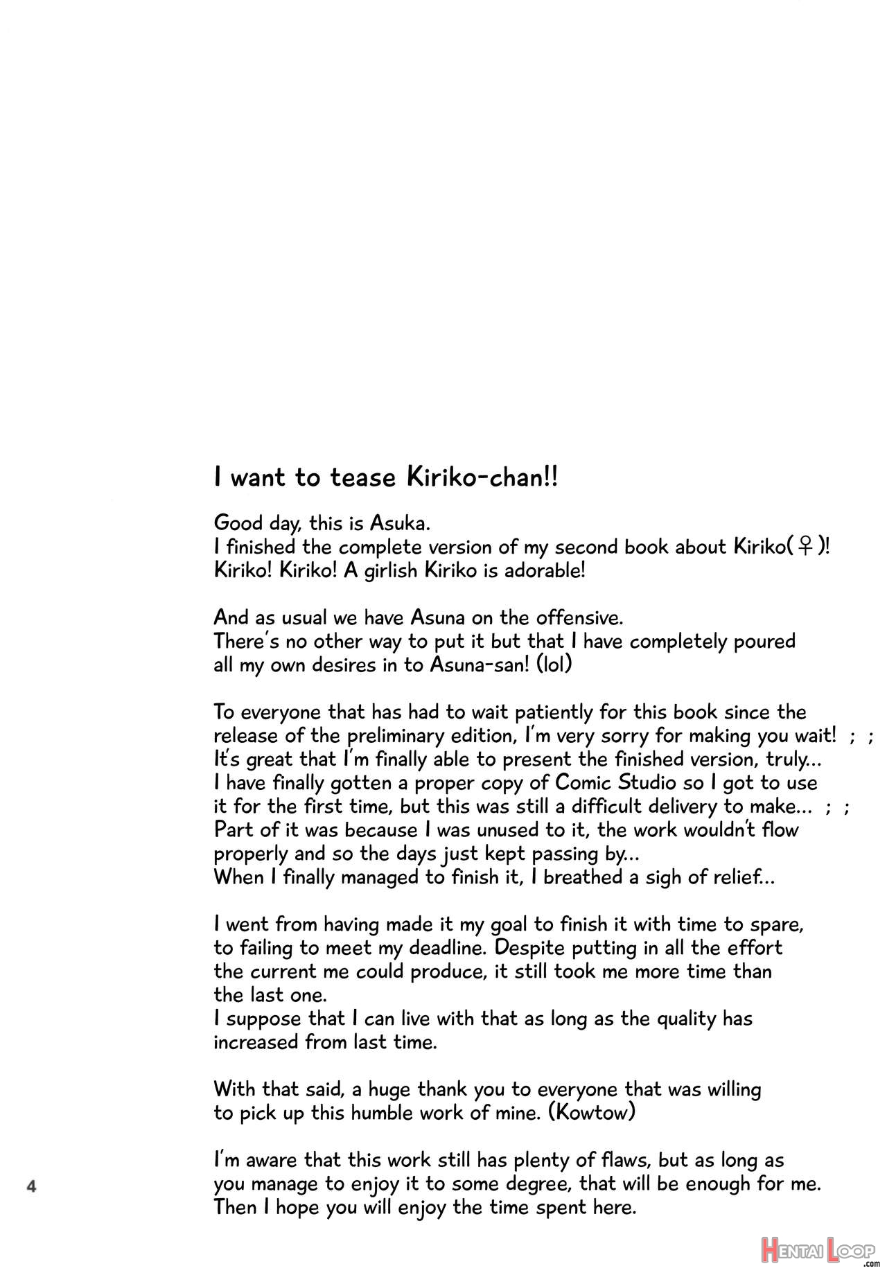 Kiriko-chan To Asobou! 2 page 3