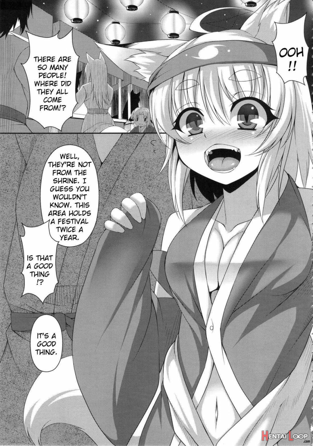 Kitsunemimikko Ni Matsuri No Tanoshisa Wo Rikaisaseru Hon page 2