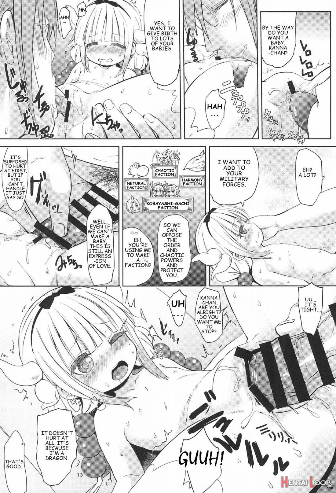 Kobayashi-san-chinpo No Maid Dragon page 12