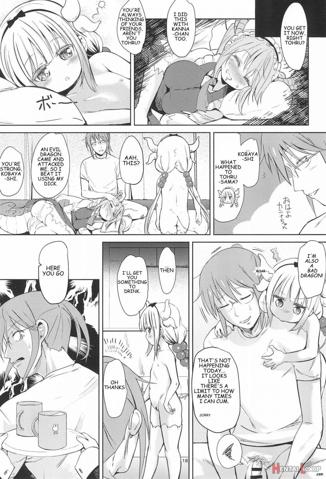 Kobayashi-san-chinpo No Maid Dragon page 17
