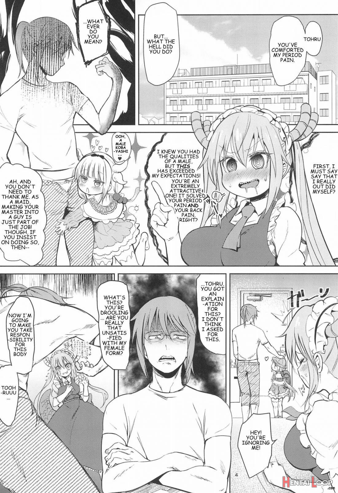 Kobayashi-san-chinpo No Maid Dragon page 3
