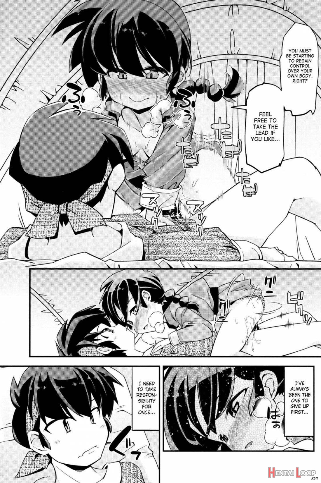 Koi No Tsurizao De Tsurarete Shimata Ranma Ga Ryouga To Nyan Nyan Suru Manga page 16