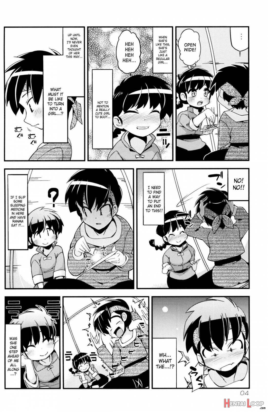 Koi No Tsurizao De Tsurarete Shimata Ranma Ga Ryouga To Nyan Nyan Suru Manga page 3