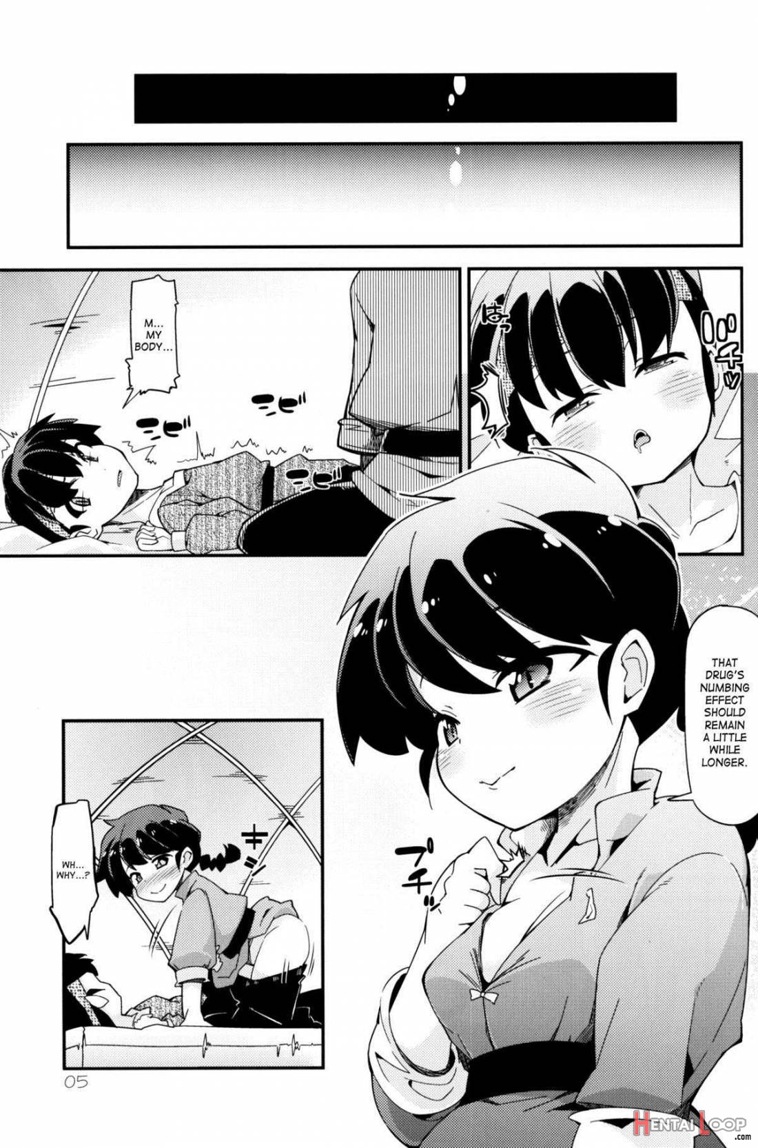 Koi No Tsurizao De Tsurarete Shimata Ranma Ga Ryouga To Nyan Nyan Suru Manga page 4