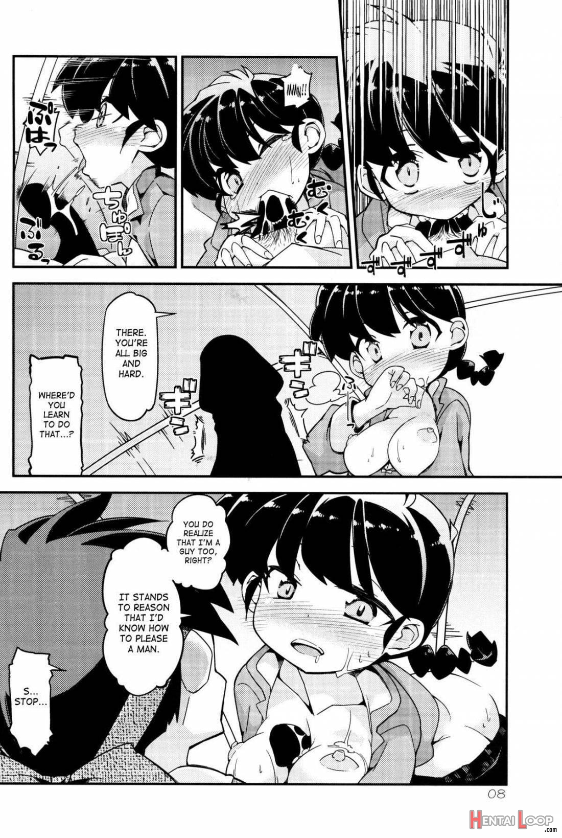 Koi No Tsurizao De Tsurarete Shimata Ranma Ga Ryouga To Nyan Nyan Suru Manga page 7