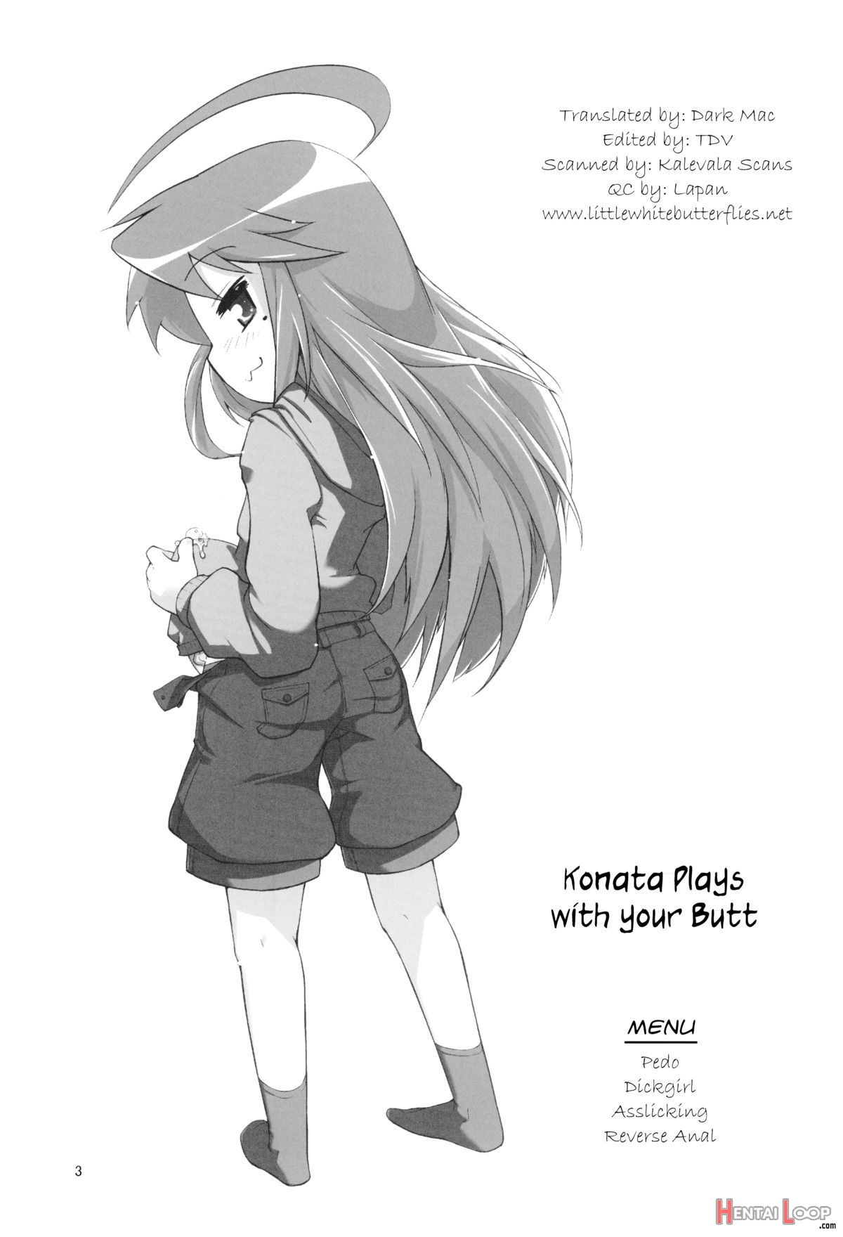 Konata Plays With Your Butt page 3