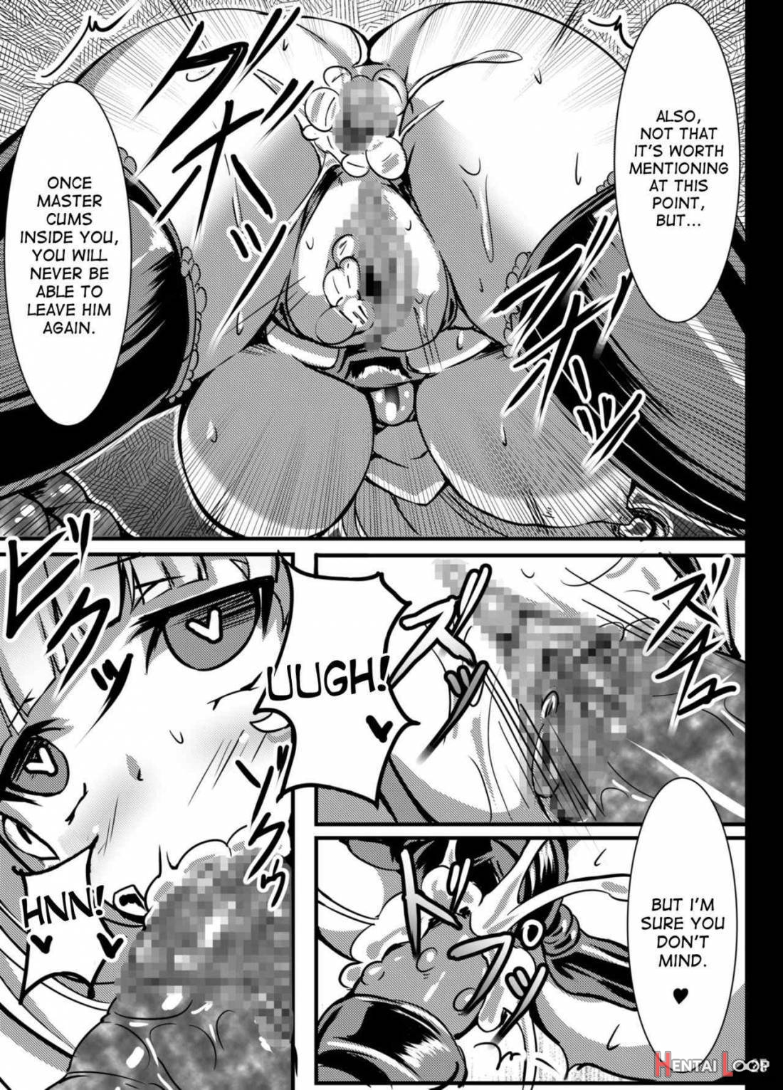 Kuro Usa Ga Shokushu-sama No Mesu Ni Naru Hon page 23