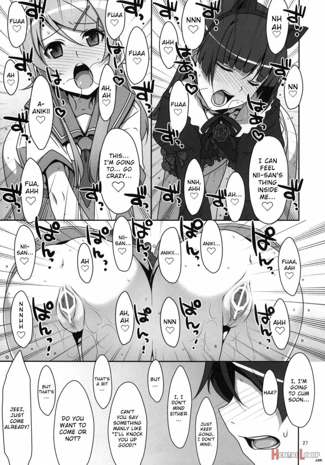 Kuroneko To Imouto Ni Kenka Suru Hodo Aisarete Nemurenai Hon page 24