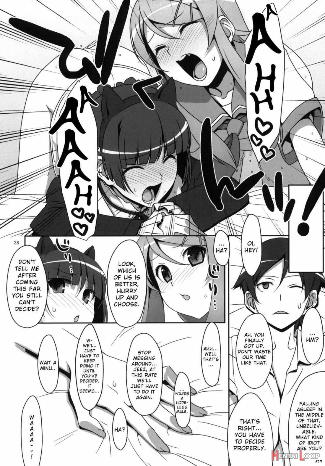 Kuroneko To Imouto Ni Kenka Suru Hodo Aisarete Nemurenai Hon page 25