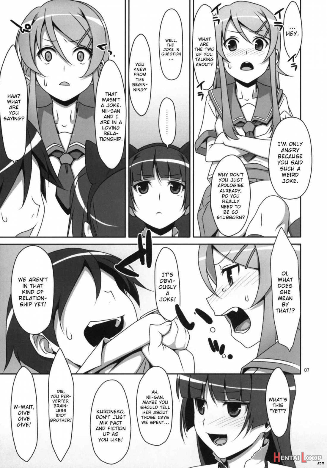 Kuroneko To Imouto Ni Kenka Suru Hodo Aisarete Nemurenai Hon page 4