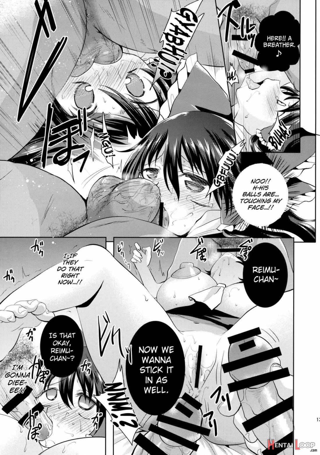 Kusuguri Ryoujoku Reimu-chan page 14