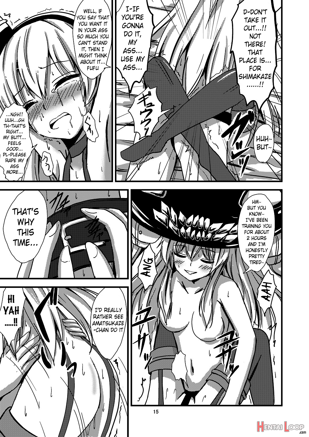 Kuubo Wo-kyuu-chan No Amatsukaze Yuri Dorei Choukyou ~anal Choukyou Hen~ page 16