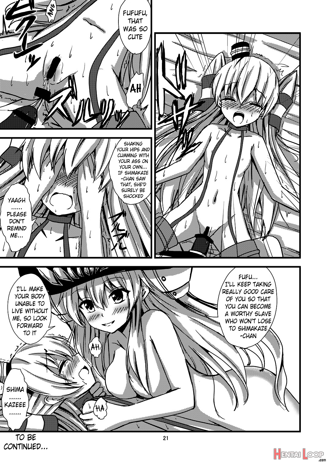 Kuubo Wo-kyuu-chan No Amatsukaze Yuri Dorei Choukyou ~anal Choukyou Hen~ page 22