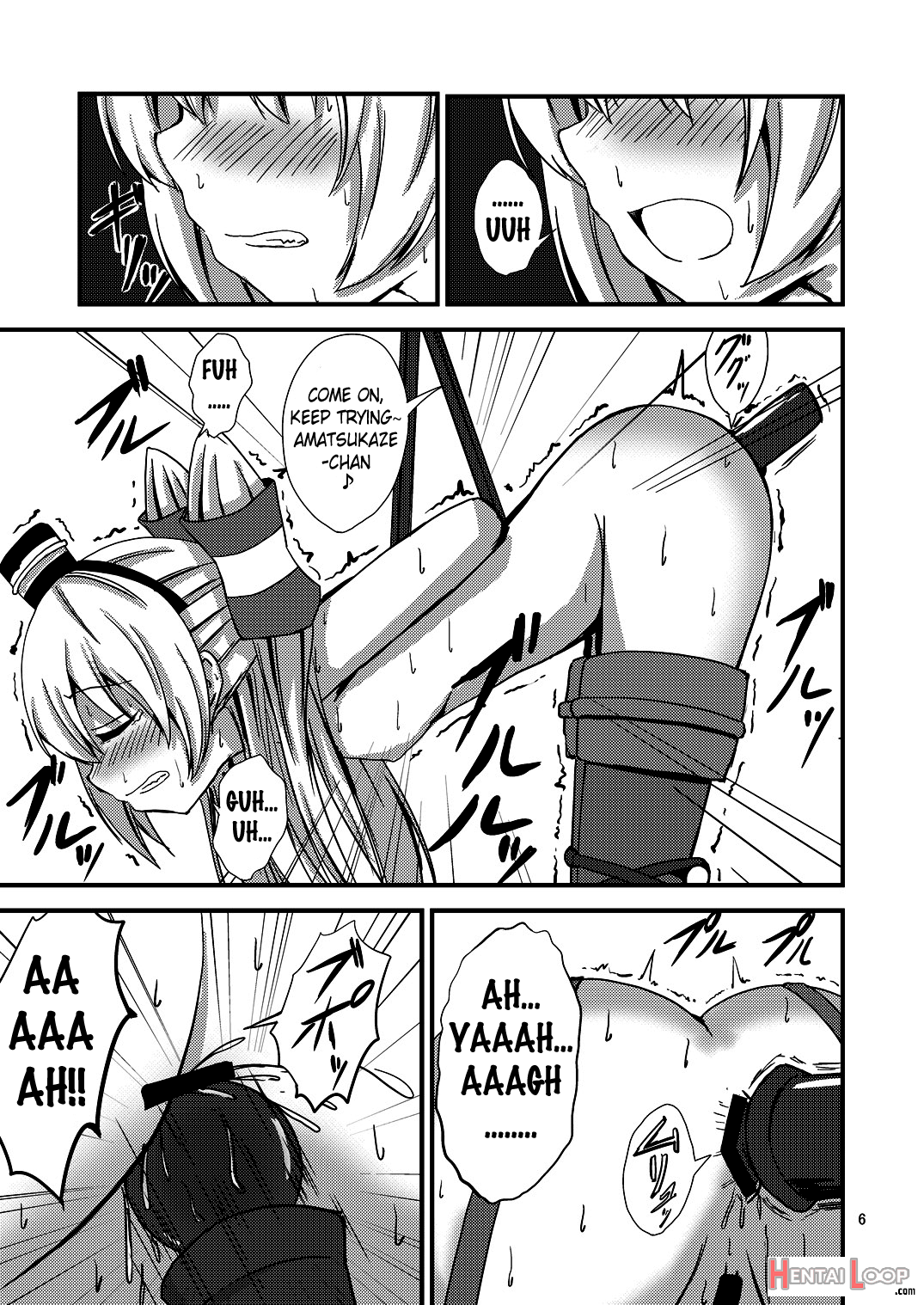 Kuubo Wo-kyuu-chan No Amatsukaze Yuri Dorei Choukyou ~anal Choukyou Hen~ page 7