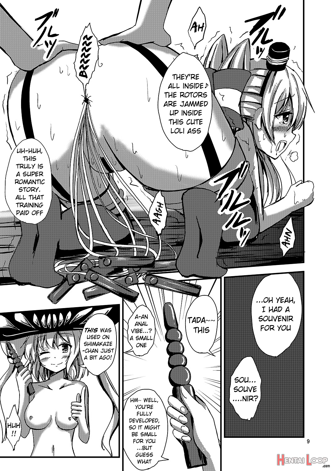 Kuubo Wo-kyuu-chan No Amatsukaze Yuri Dorei Choukyou ~kairaku Ochi Hen~ page 10