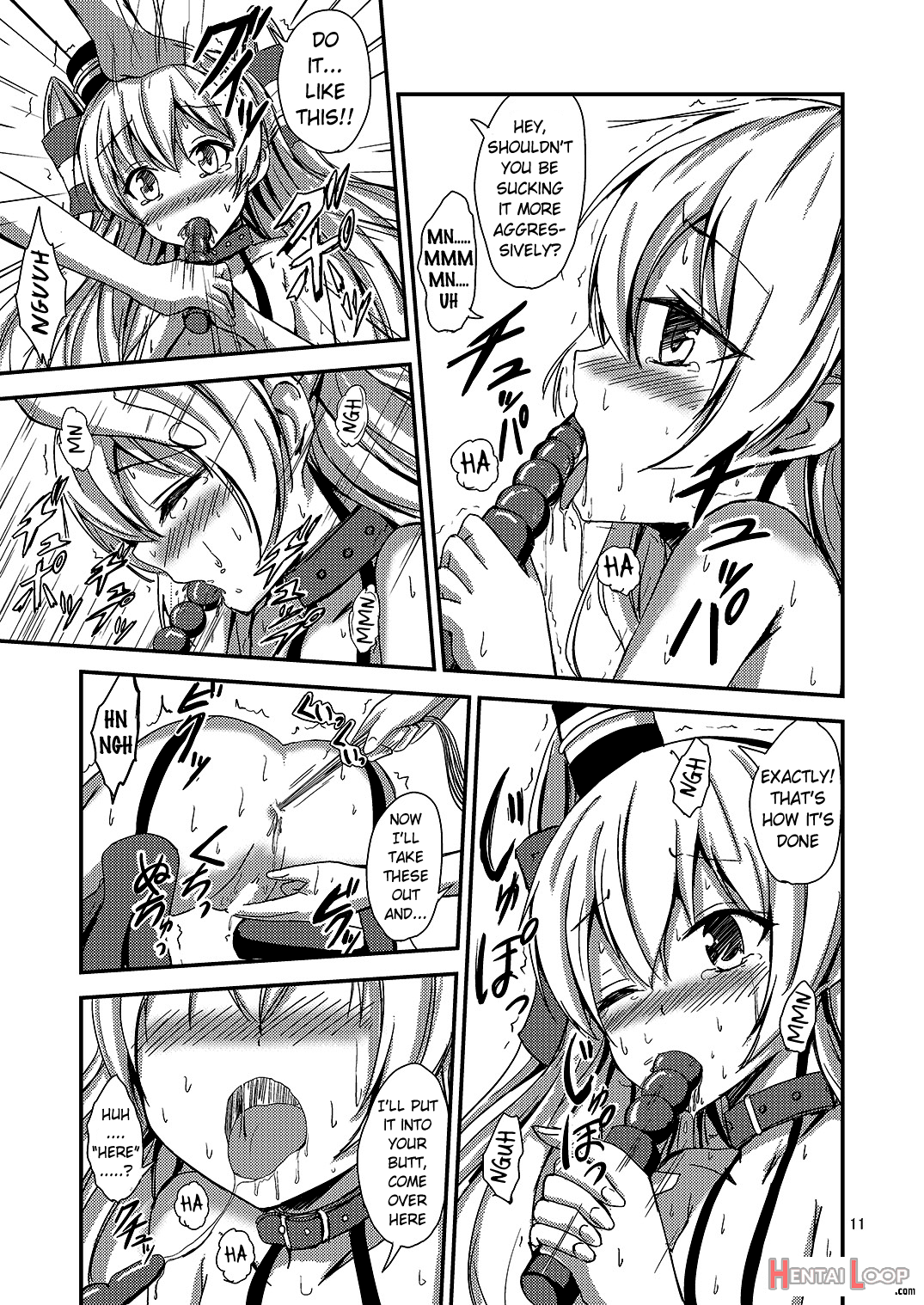 Kuubo Wo-kyuu-chan No Amatsukaze Yuri Dorei Choukyou ~kairaku Ochi Hen~ page 12