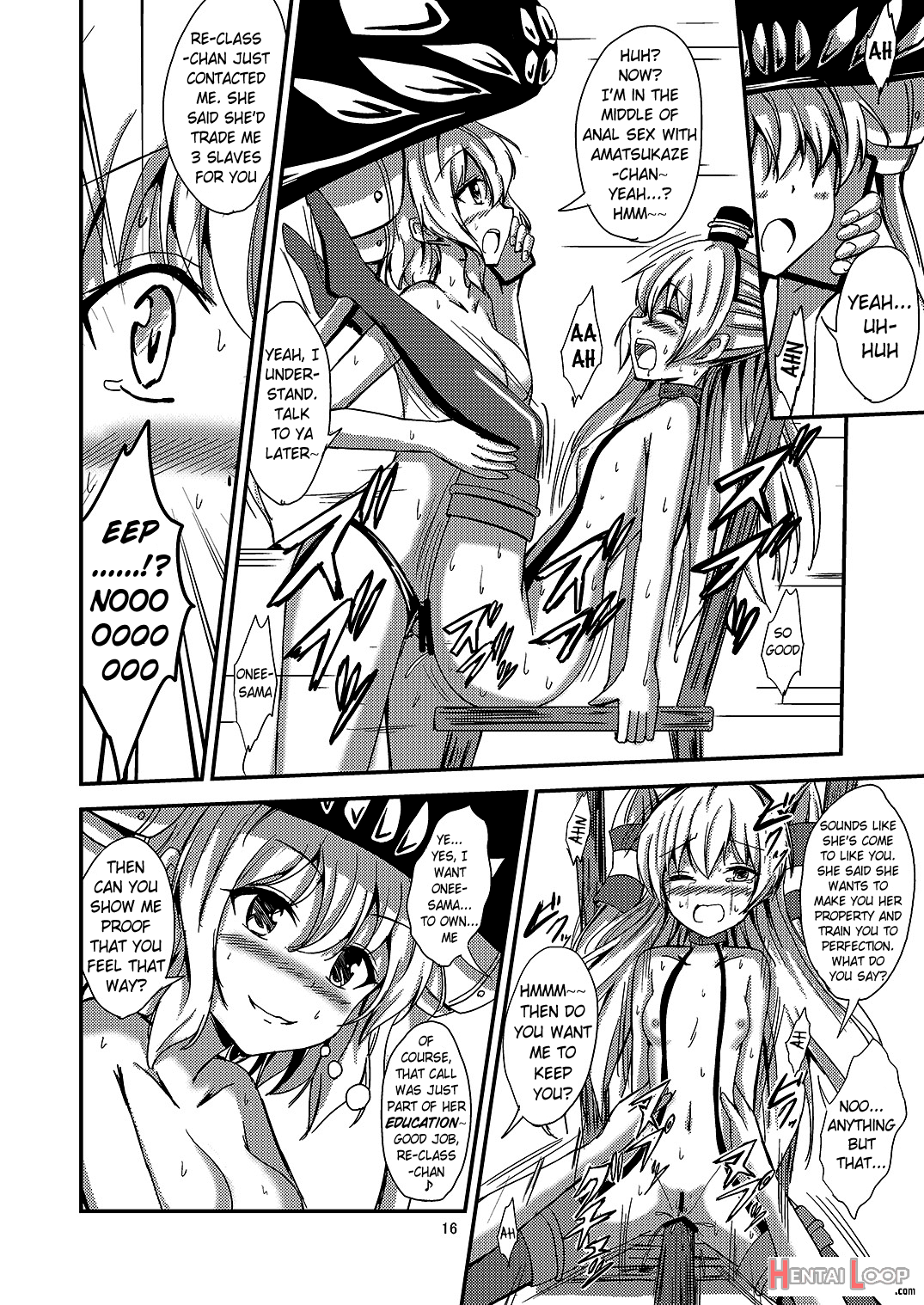 Kuubo Wo-kyuu-chan No Amatsukaze Yuri Dorei Choukyou ~kairaku Ochi Hen~ page 17