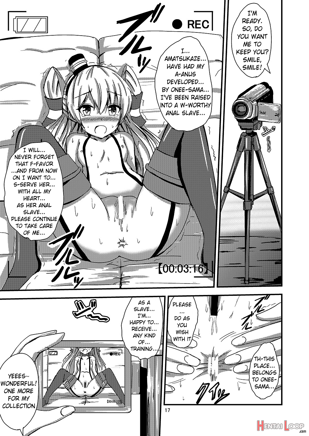 Kuubo Wo-kyuu-chan No Amatsukaze Yuri Dorei Choukyou ~kairaku Ochi Hen~ page 18