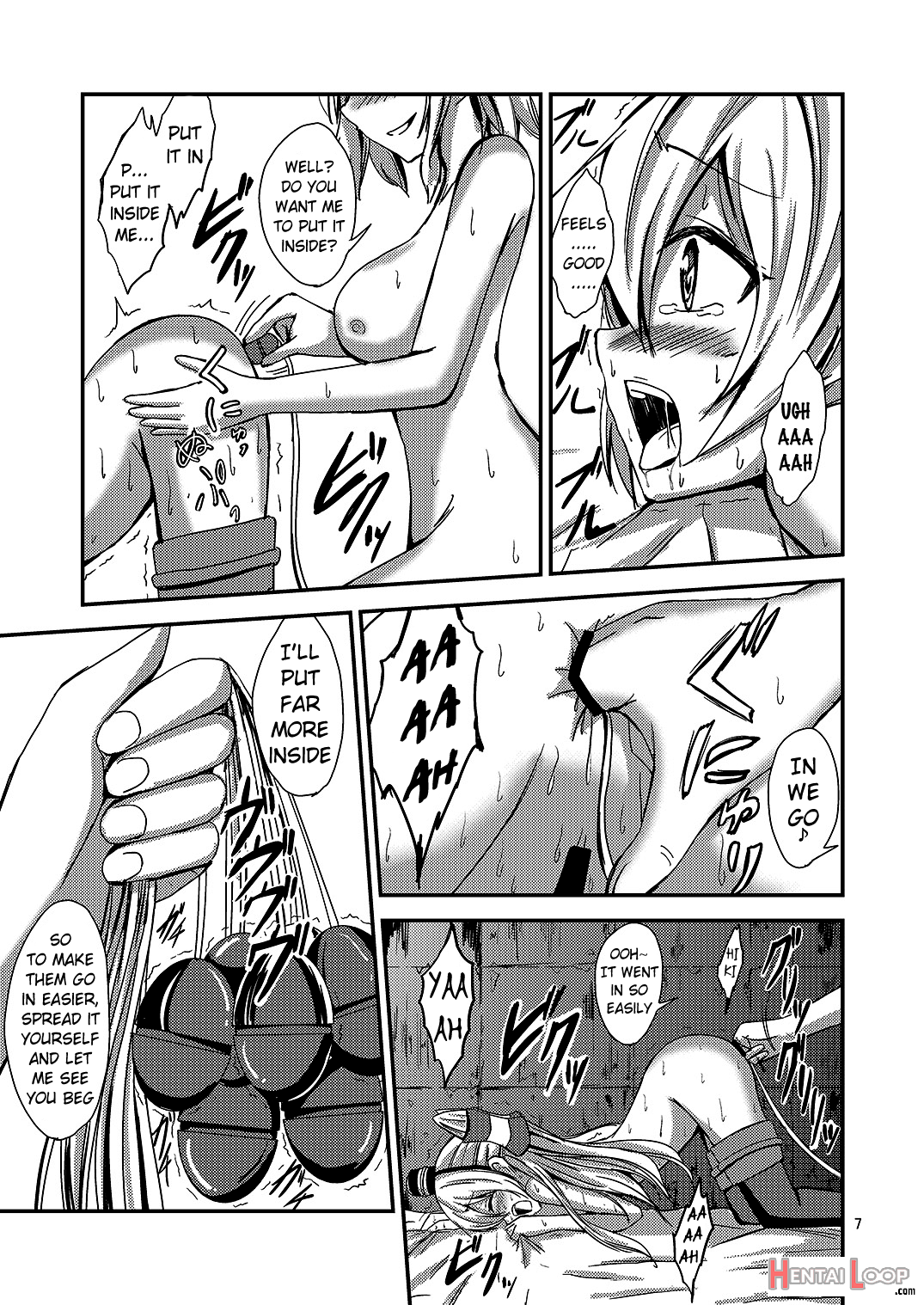 Kuubo Wo-kyuu-chan No Amatsukaze Yuri Dorei Choukyou ~kairaku Ochi Hen~ page 8