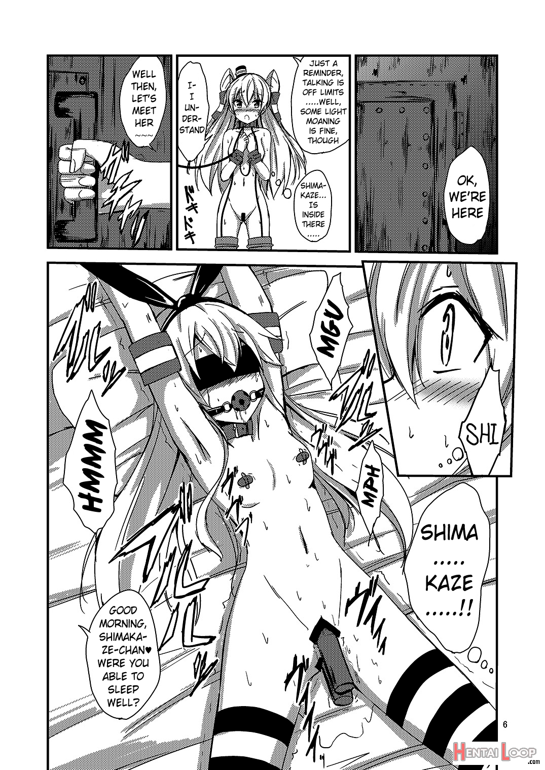 Kuubo Wo-kyuu-chan No Amatsukaze Yuri Dorei Choukyou ~mekakushi Shimakaze Choukyou Hen~ page 7