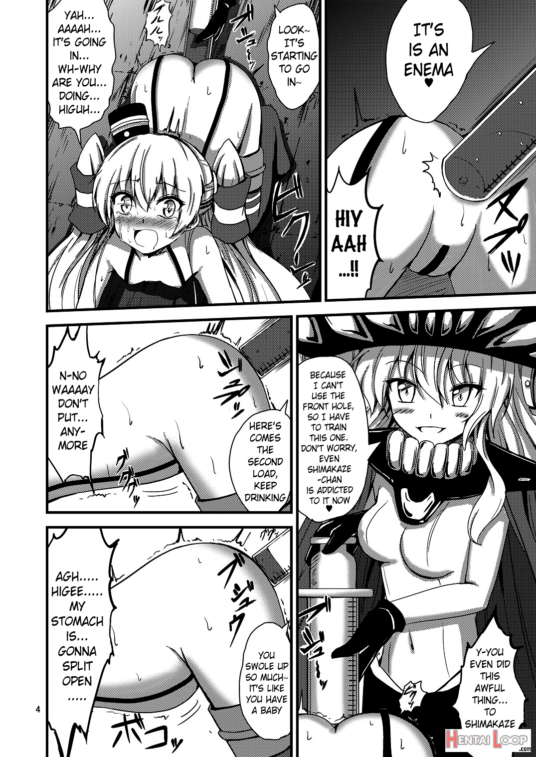 Kuubo Wo-kyuu-chan No Amatsukaze Yuri Dorei Choukyou -shiri Dorei Keiyaku Hen page 5