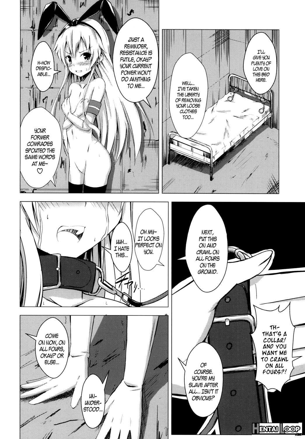 Kuubo Wo-kyuu-chan No Shimakaze Yuri Dorei Choukyou 1 page 13