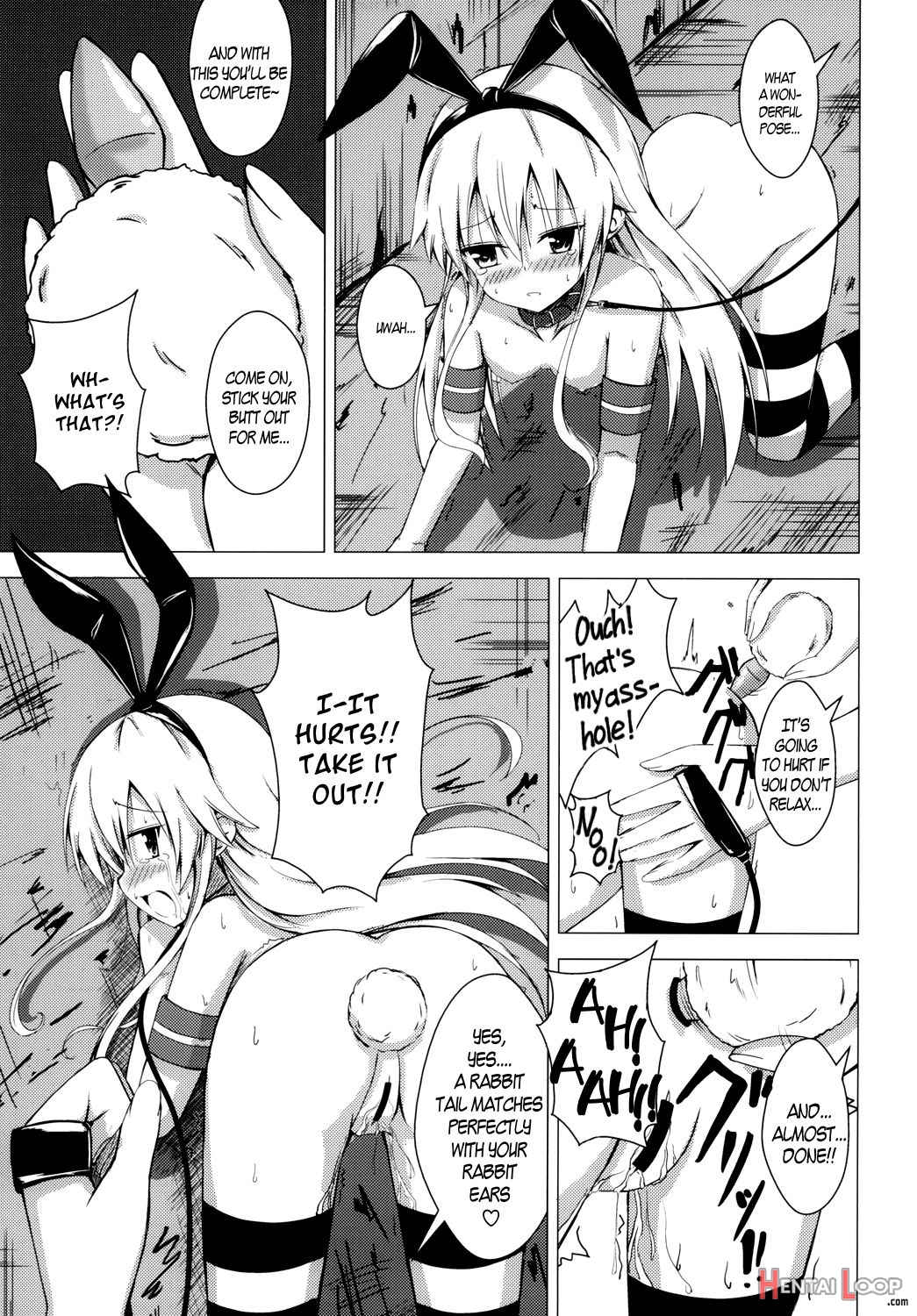 Kuubo Wo-kyuu-chan No Shimakaze Yuri Dorei Choukyou 1 page 14