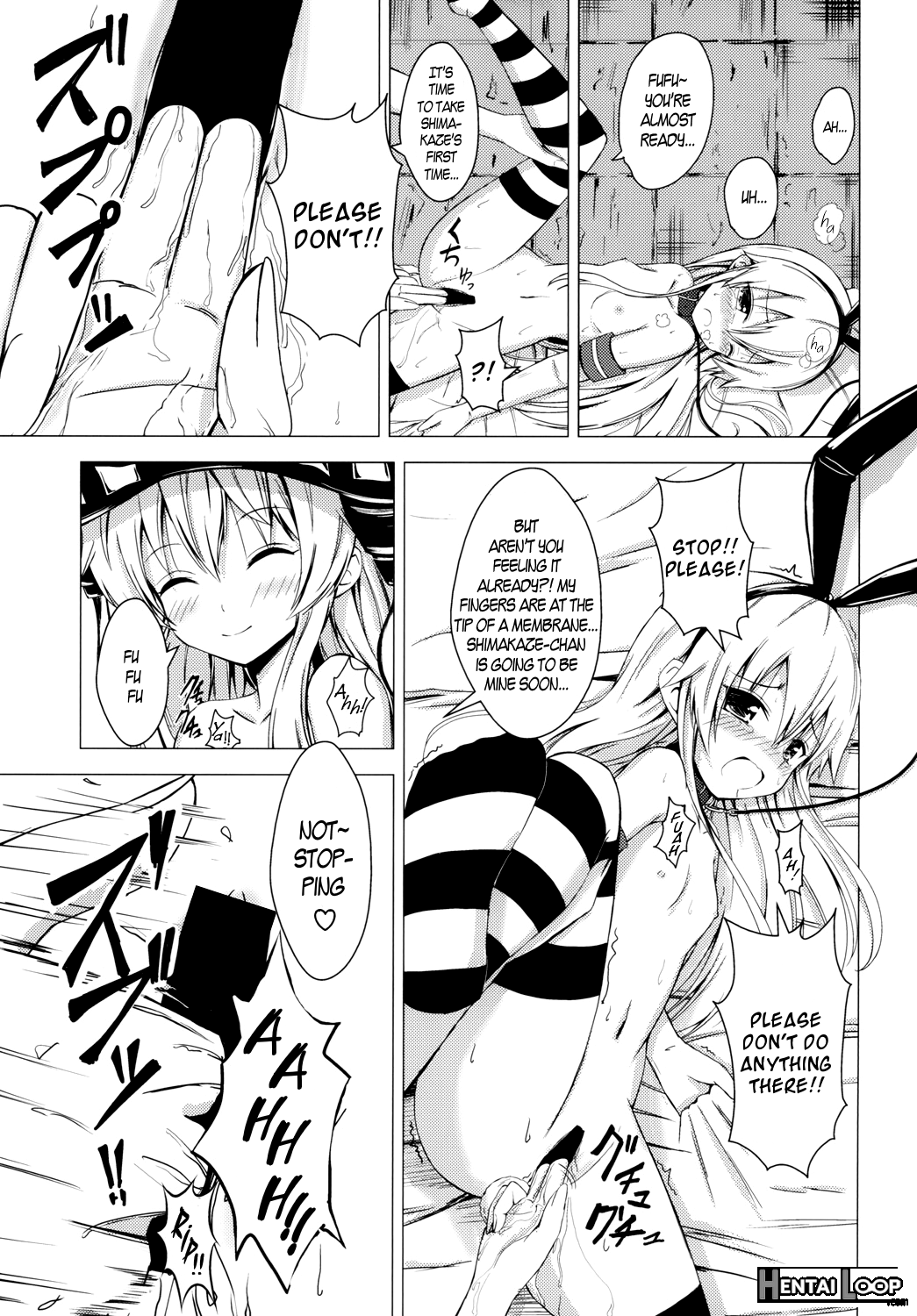 Kuubo Wo-kyuu-chan No Shimakaze Yuri Dorei Choukyou 1 page 18