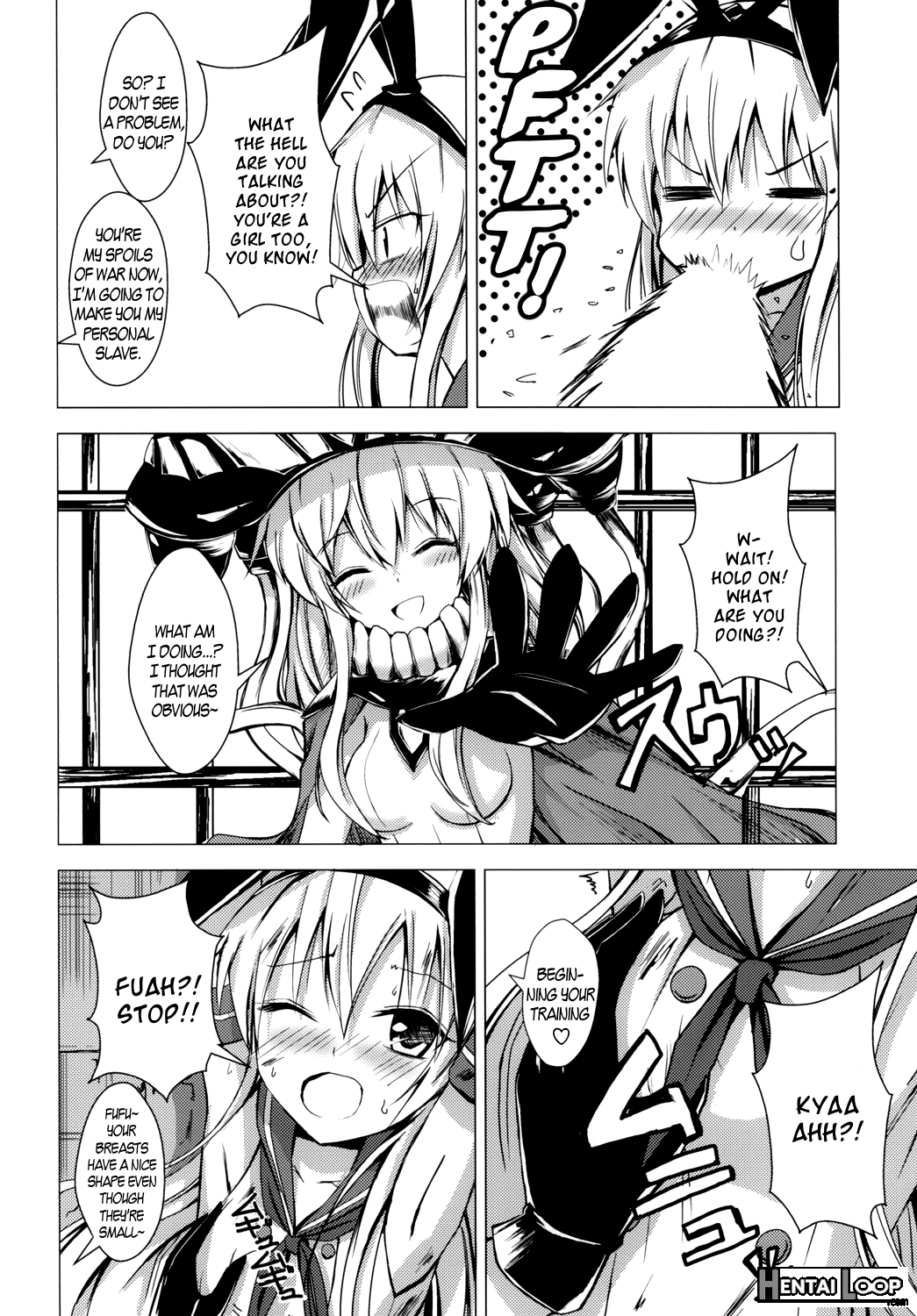 Kuubo Wo-kyuu-chan No Shimakaze Yuri Dorei Choukyou 1 page 7