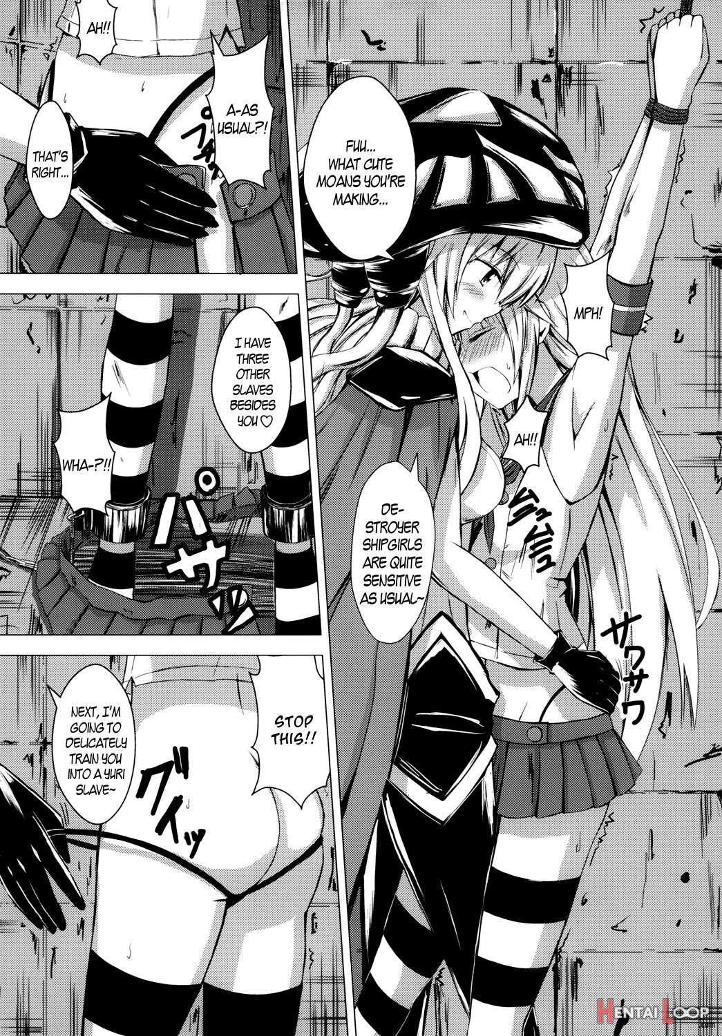 Kuubo Wo-kyuu-chan No Shimakaze Yuri Dorei Choukyou 1 page 8