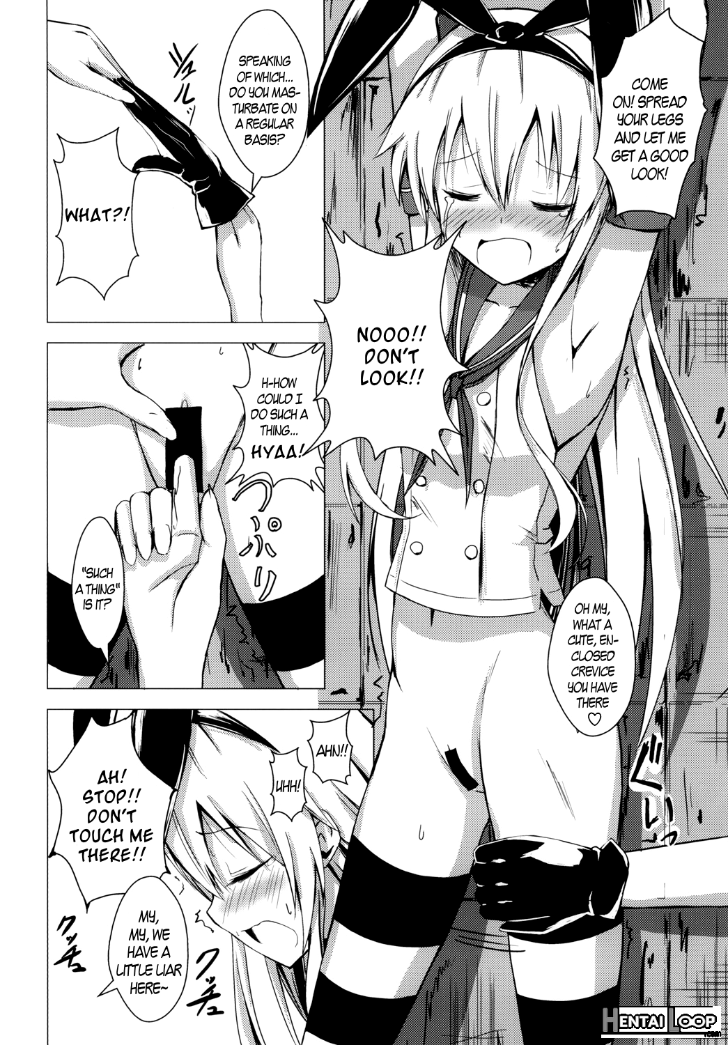 Kuubo Wo-kyuu-chan No Shimakaze Yuri Dorei Choukyou 1 page 9