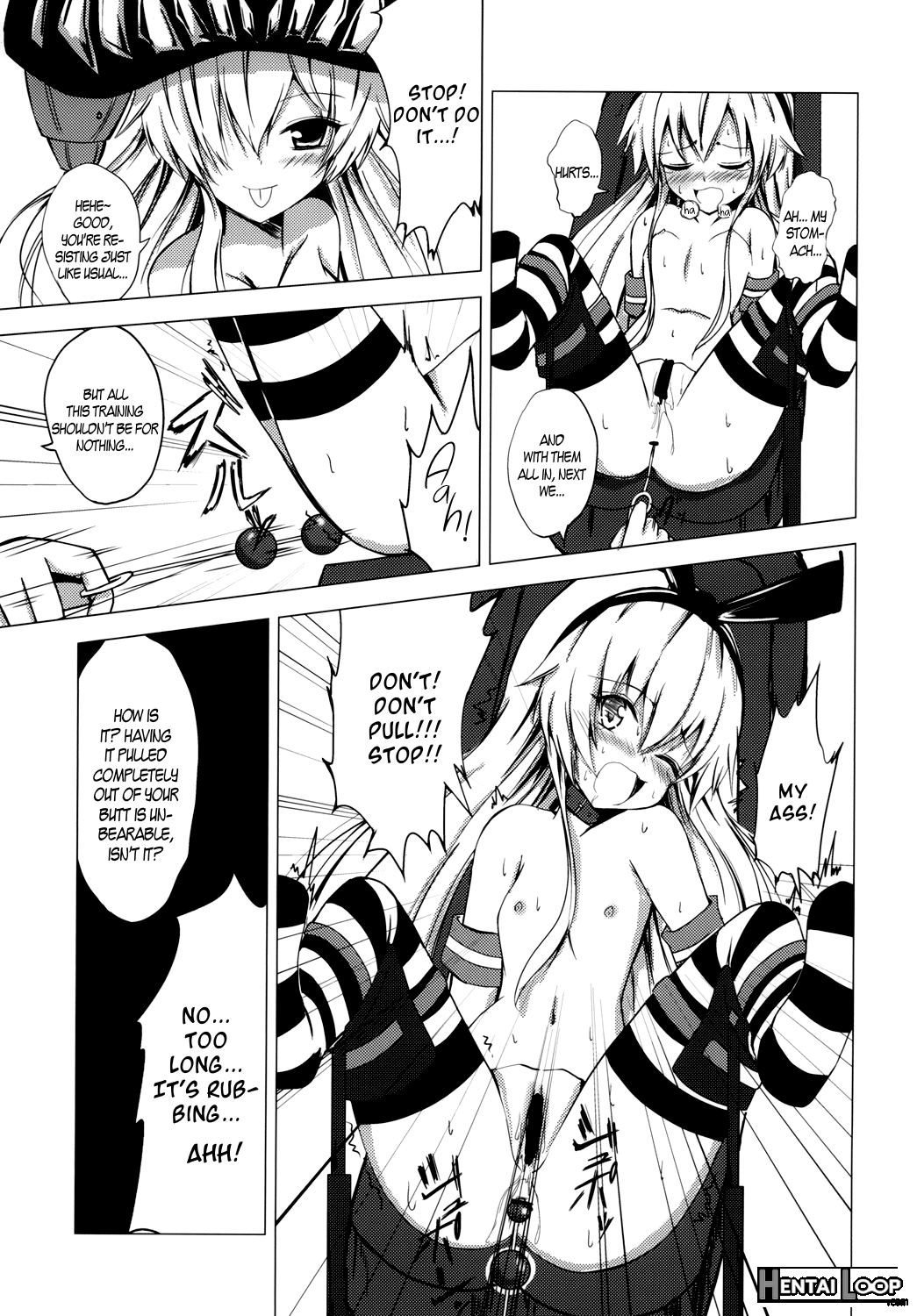 Kuubo Wo-kyuu-chan No Shimakaze Yuri Dorei Choukyou ~anal Kaihatsu Hen~ page 10