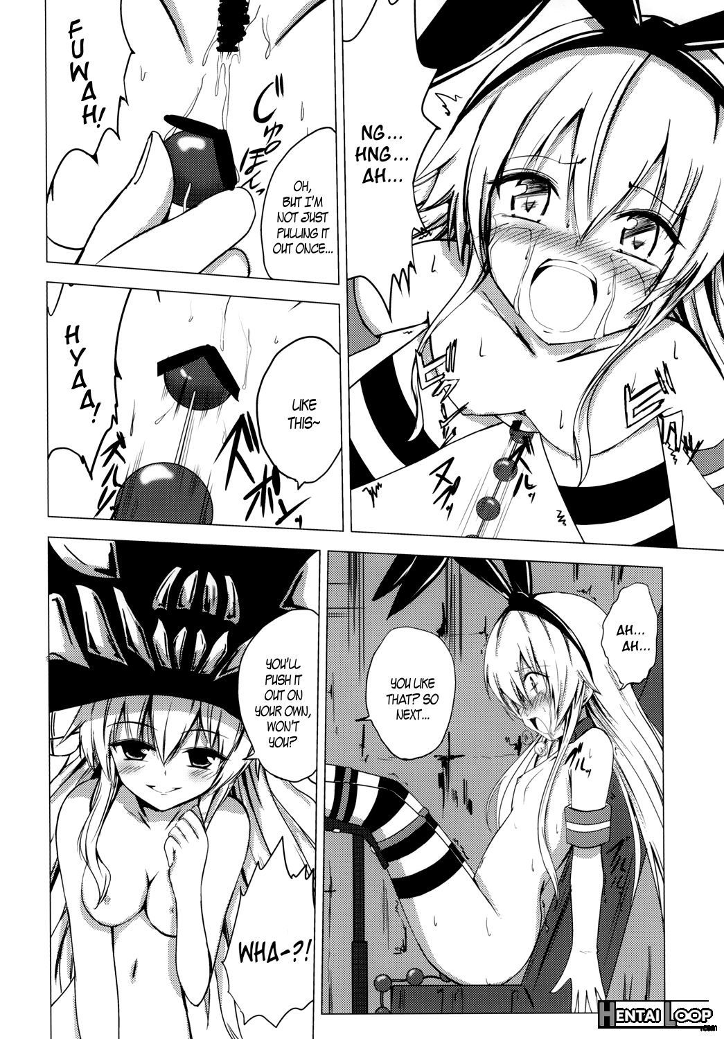 Kuubo Wo-kyuu-chan No Shimakaze Yuri Dorei Choukyou ~anal Kaihatsu Hen~ page 11