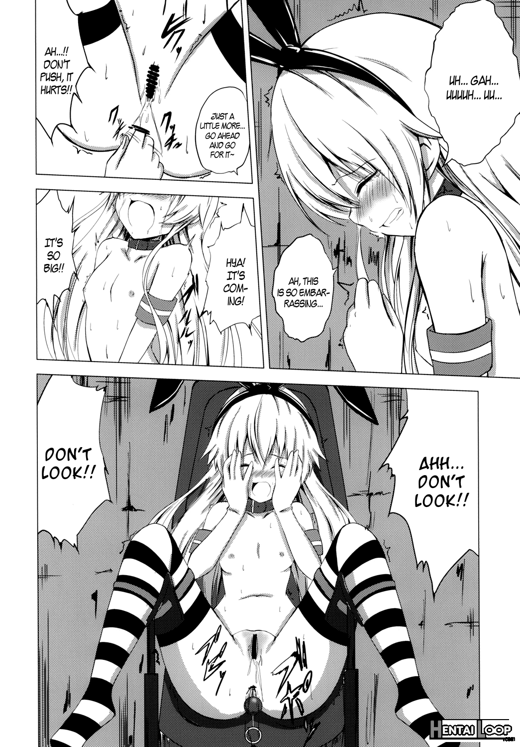 Kuubo Wo-kyuu-chan No Shimakaze Yuri Dorei Choukyou ~anal Kaihatsu Hen~ page 13