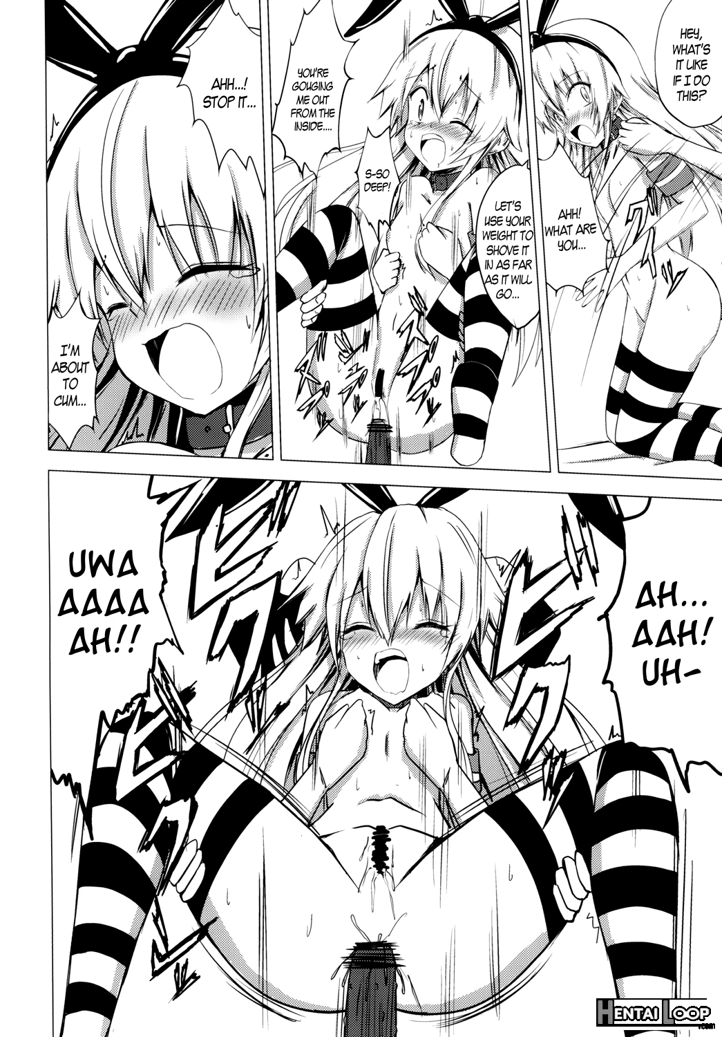 Kuubo Wo-kyuu-chan No Shimakaze Yuri Dorei Choukyou ~anal Kaihatsu Hen~ page 19