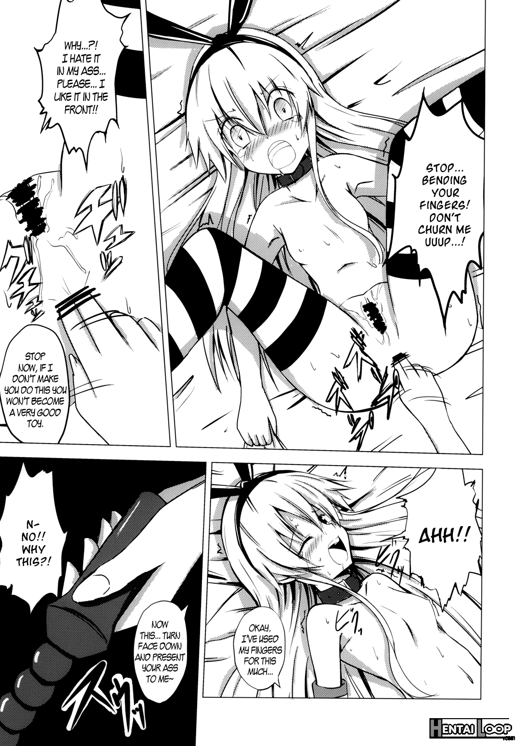 Kuubo Wo-kyuu-chan No Shimakaze Yuri Dorei Choukyou ~anal Kaihatsu Hen~ page 6