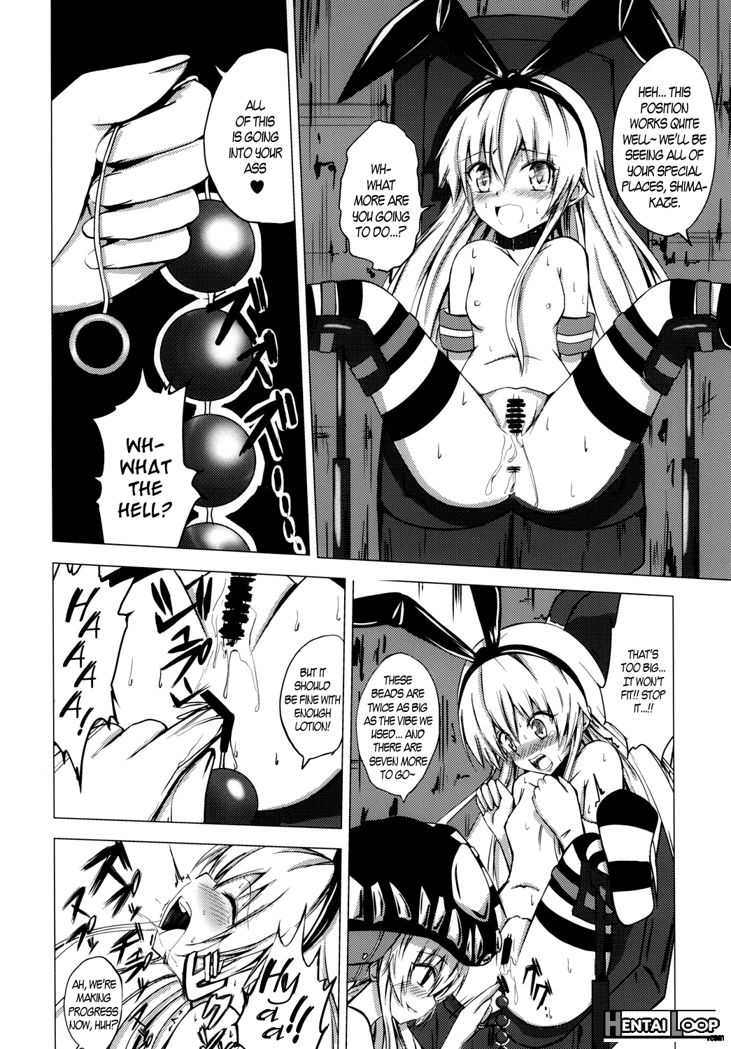 Kuubo Wo-kyuu-chan No Shimakaze Yuri Dorei Choukyou ~anal Kaihatsu Hen~ page 9