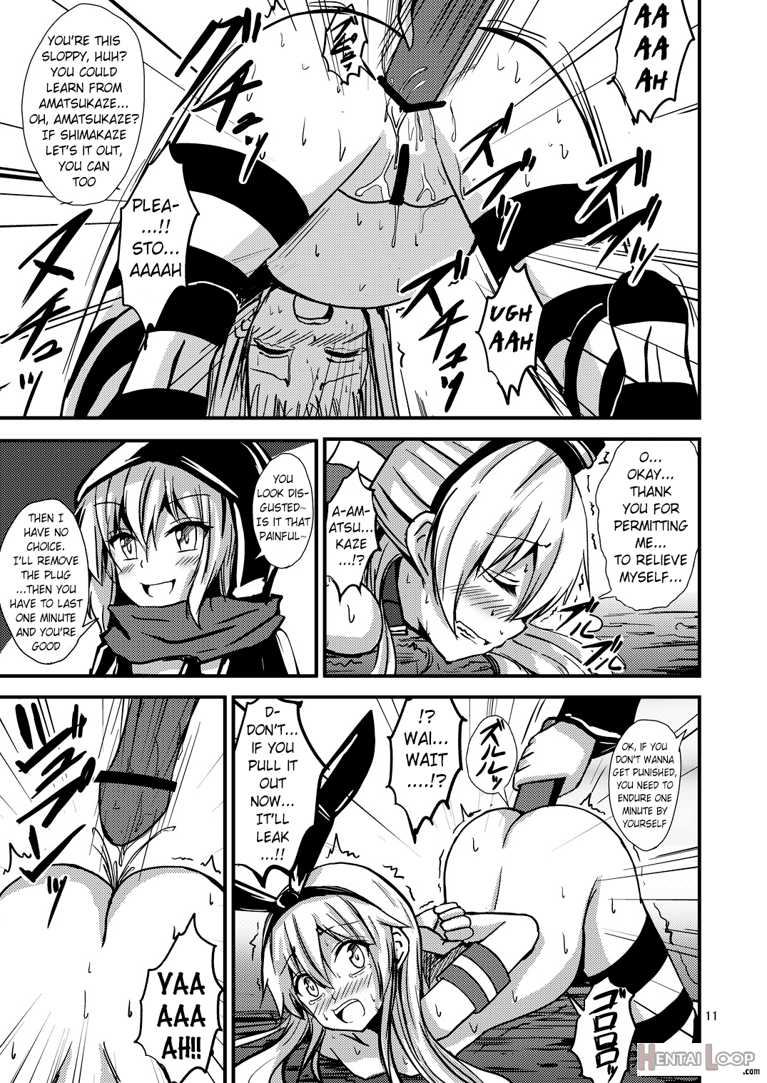 Kuubo Wo-kyuu-chan No Shimakaze Yuri Dorei Choukyou~senkan Re-kyuu No Shucchou Sm Choukyou Hen~ page 12