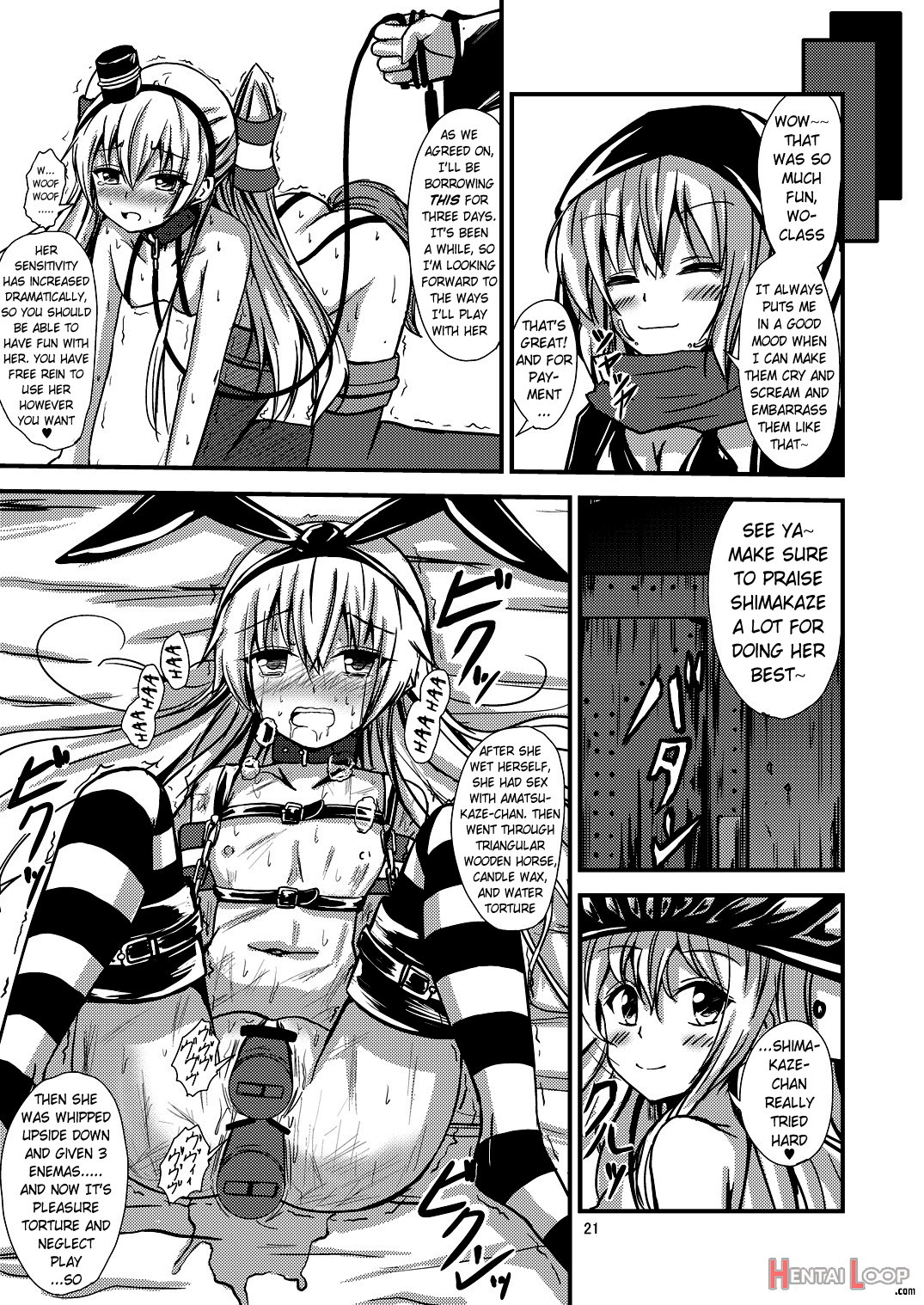 Kuubo Wo-kyuu-chan No Shimakaze Yuri Dorei Choukyou~senkan Re-kyuu No Shucchou Sm Choukyou Hen~ page 22