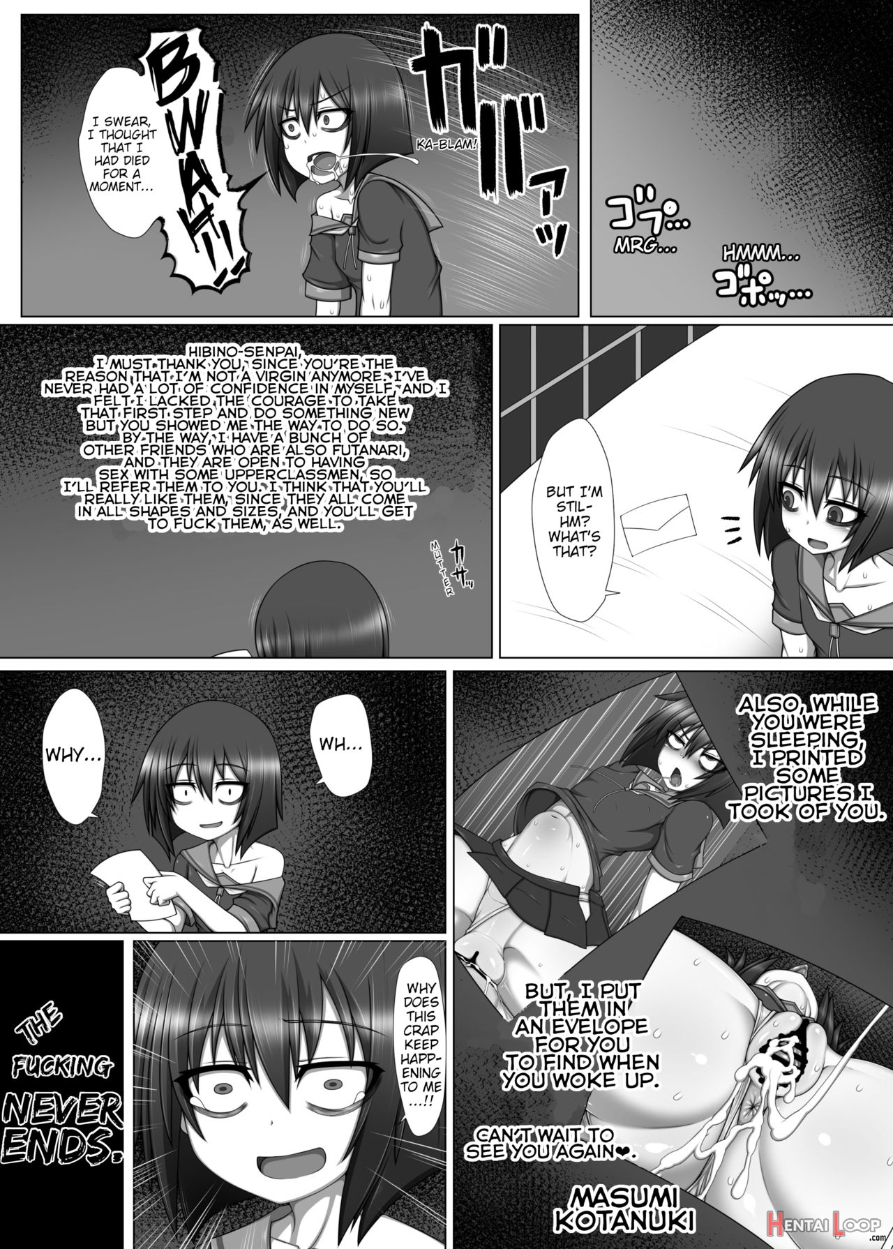 Little Sister Gets Fucked Like A Bitch By Her Futanari Underclassman. page 19