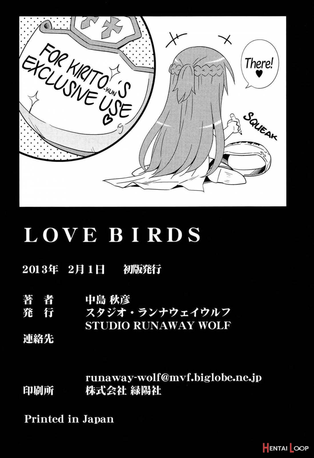 Love Birds page 23