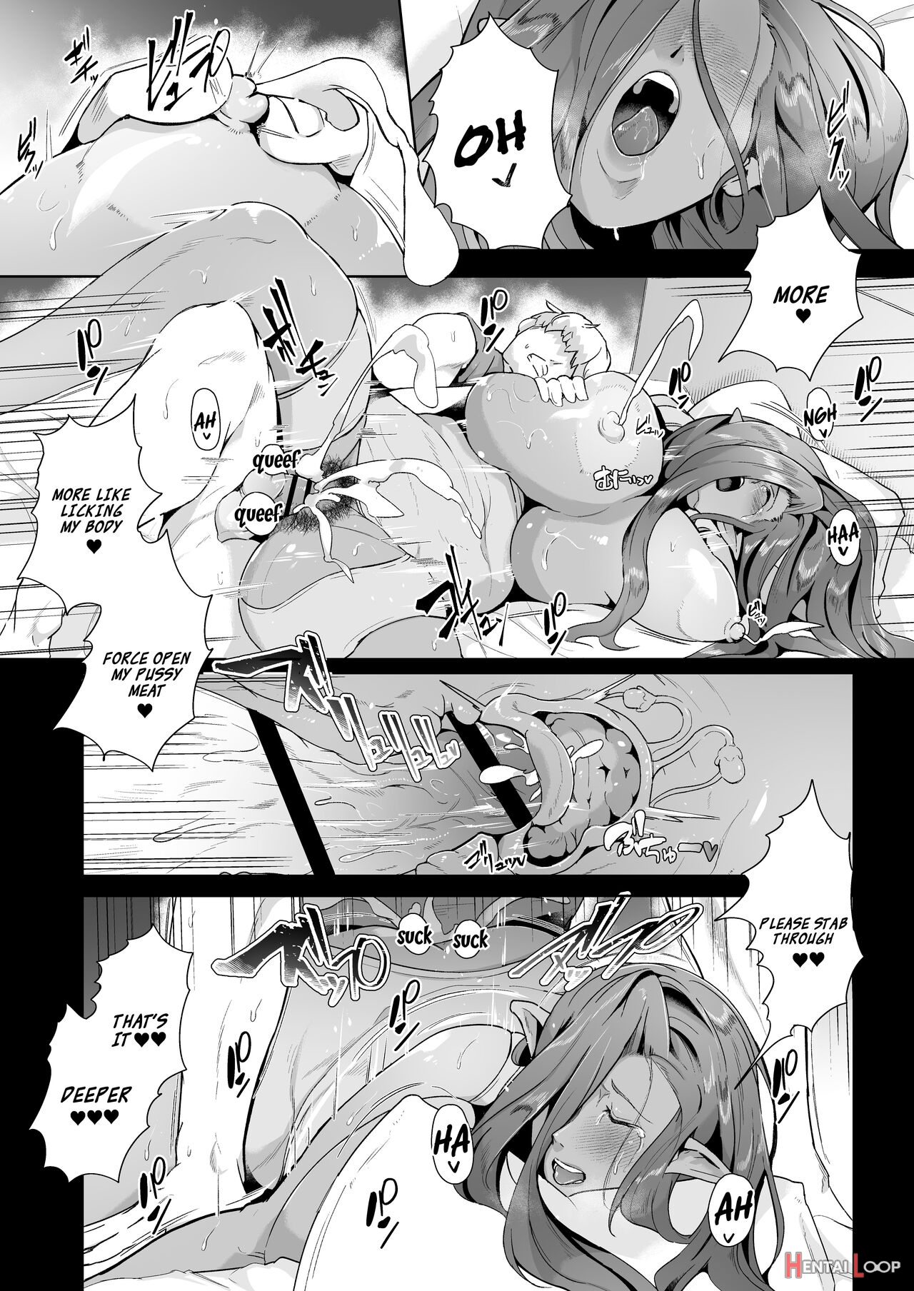 Lovey-dovey Devirginization Life With A Big Titty Middle Aged Dark Elf Woman page 23