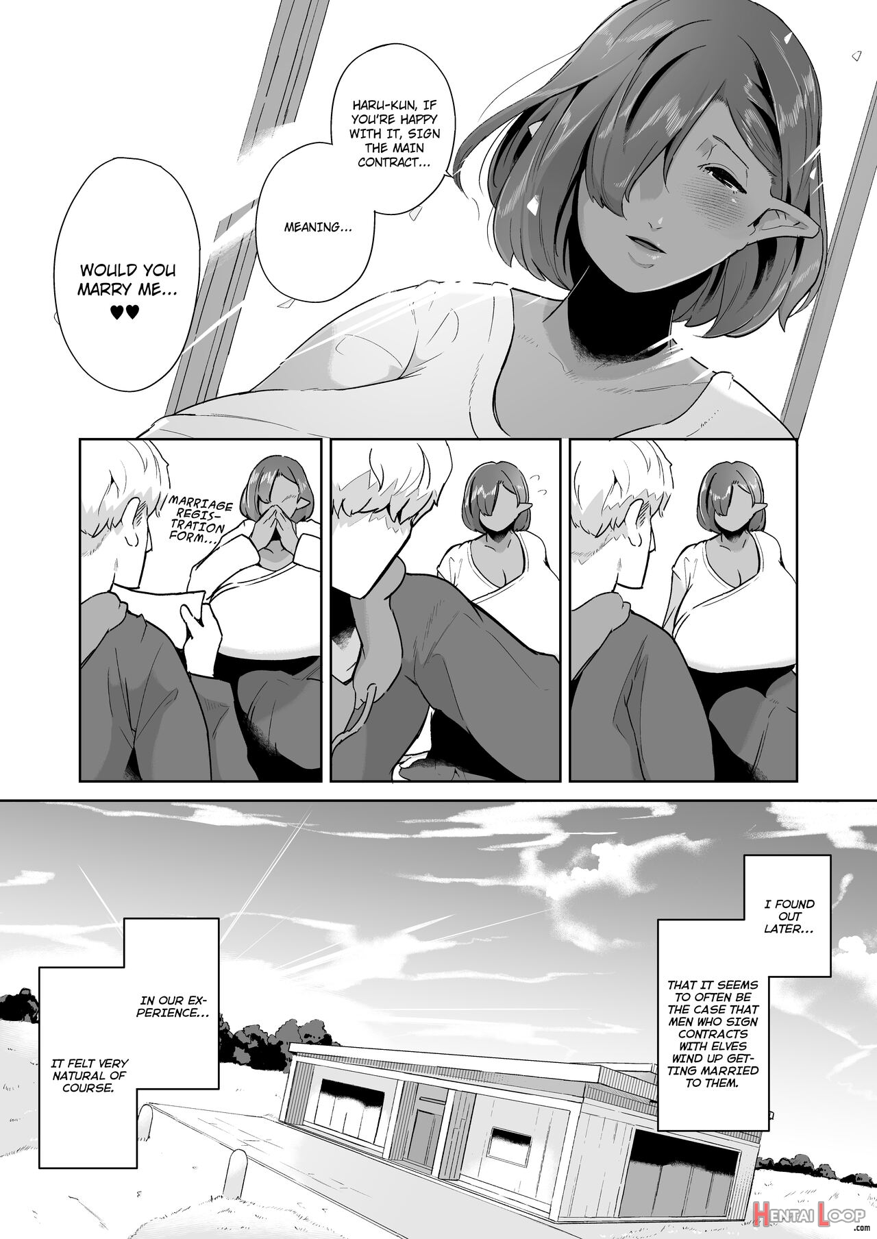 Lovey-dovey Devirginization Life With A Big Titty Middle Aged Dark Elf Woman page 44