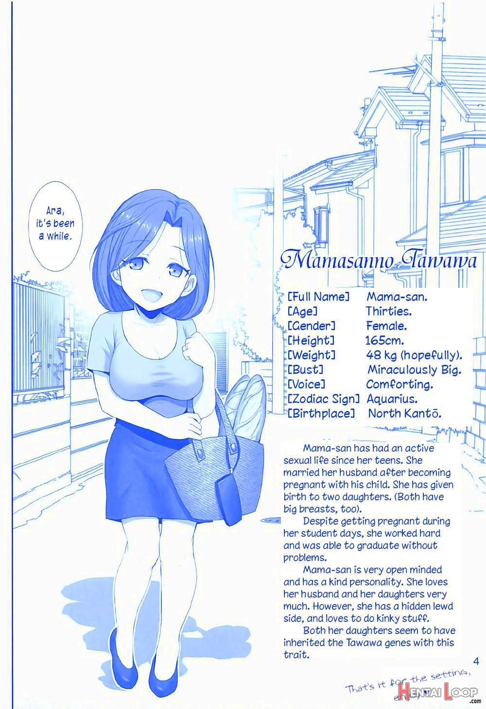 Mama-san No Tawawa page 3