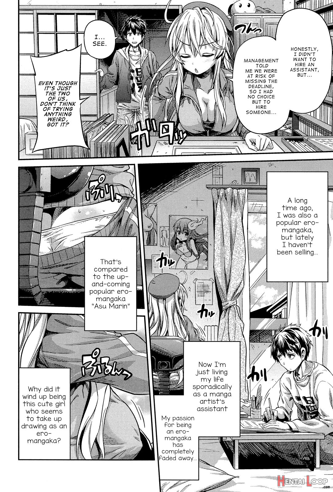 Man × Koi Ero Manga De Hajimaru Koi No Plot Ch. 1-3 page 2