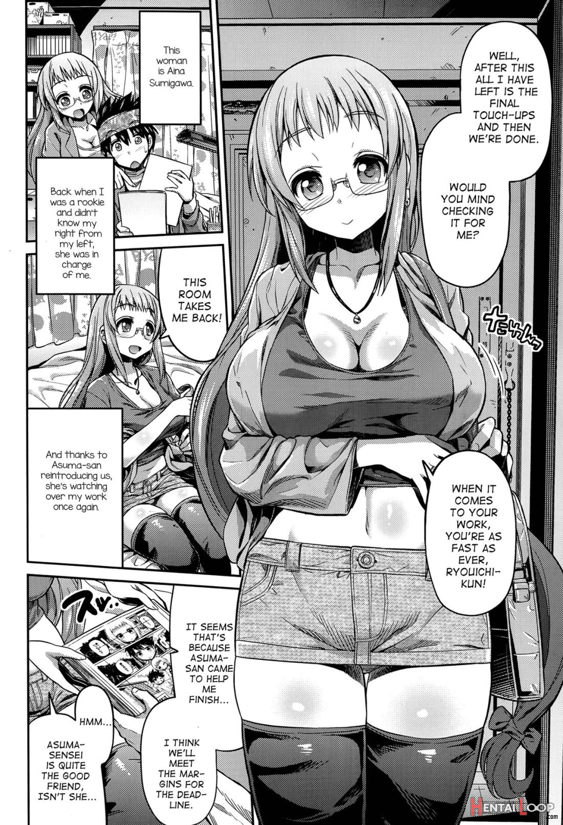 Man × Koi Ero Manga De Hajimaru Koi No Plot Ch. 1-3 page 22