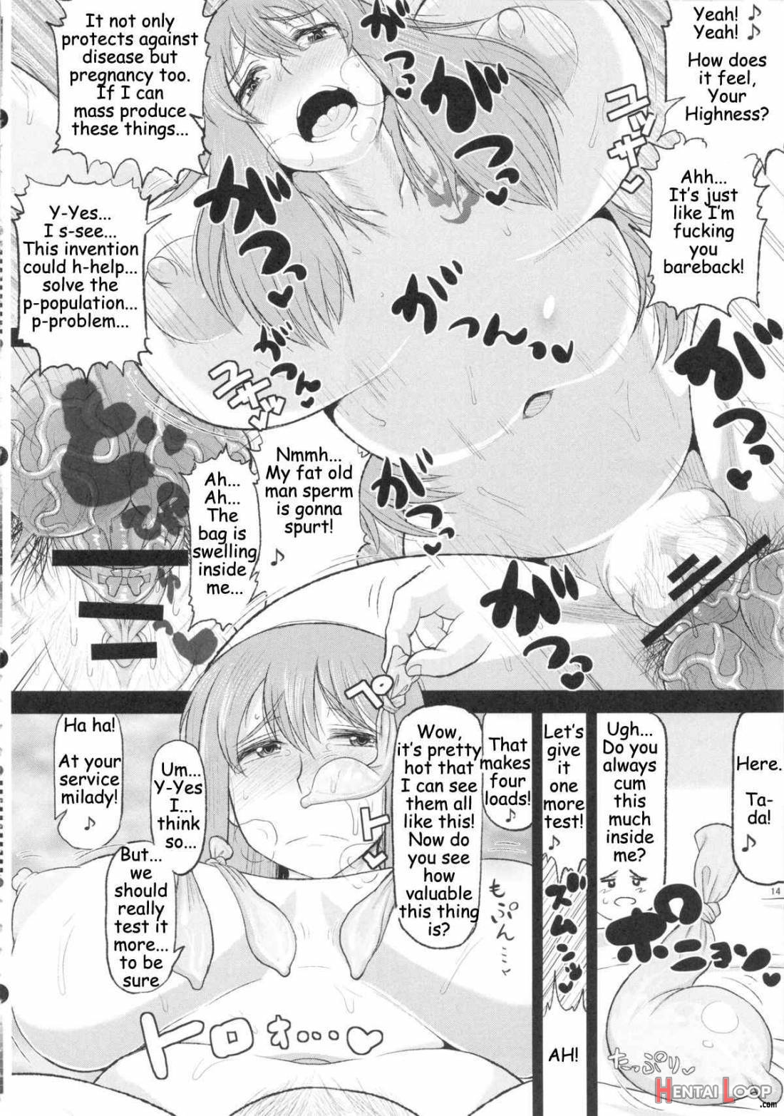 Maou-sama No Tawawa Na Daniku Body Ni Kimo Debu Otoko Ga Noshikakari Koshifuri Daigassen! Yuusha Ga Inu Ma Ni Sukebe Kodane Wo Zonbun Uetsukete Oishiku Shuukaku Shimakuri Bon. page 14