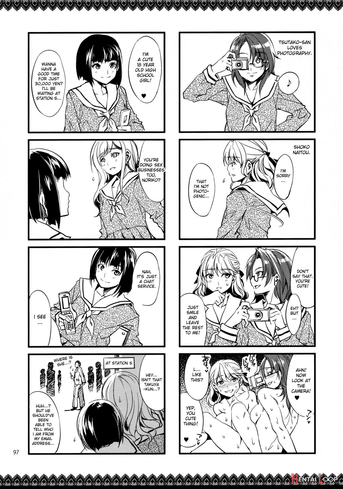 Maria-sama Prostitution 4 + 1~3 Recap page 97