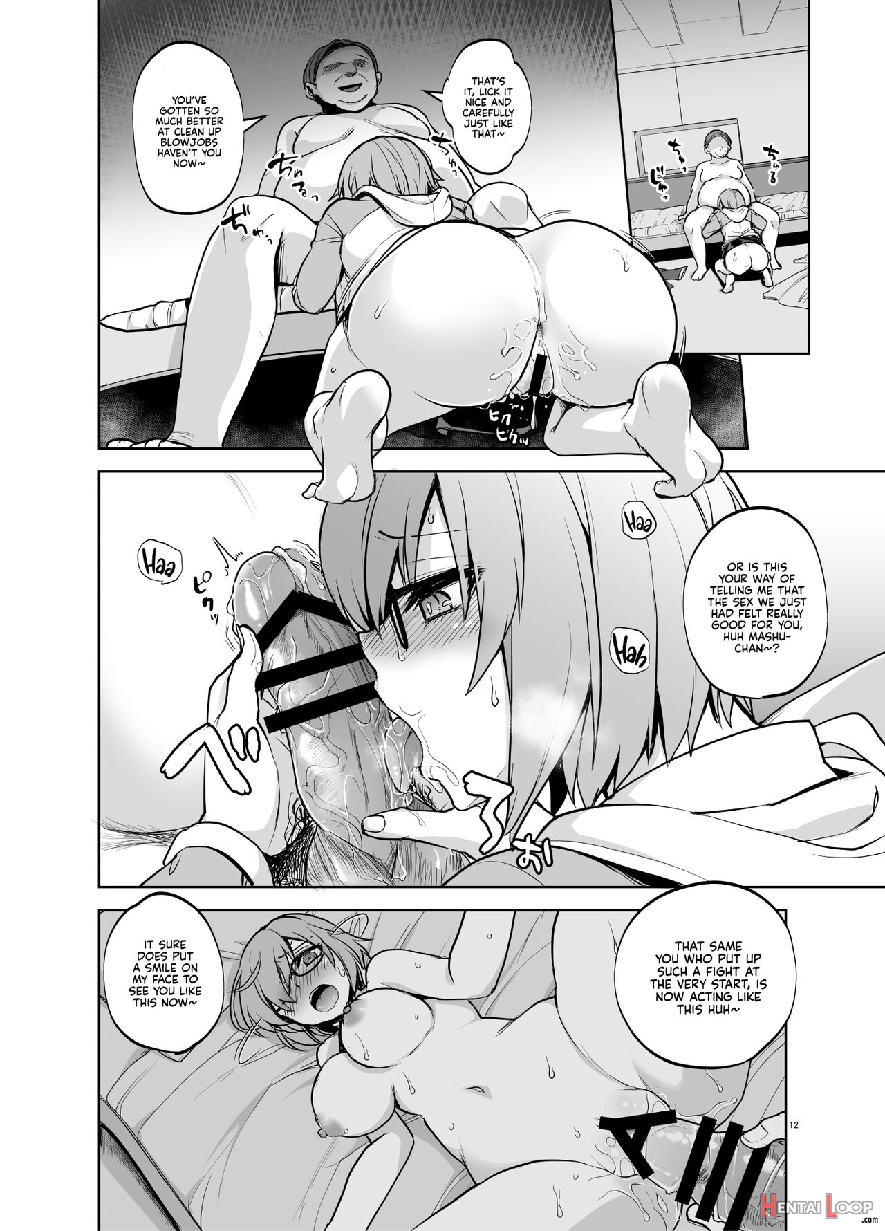 Mashu Must Deal With This Pushy N’ Lusty Oji-san Whenever Senpai Is Busy Rayshifting! page 11